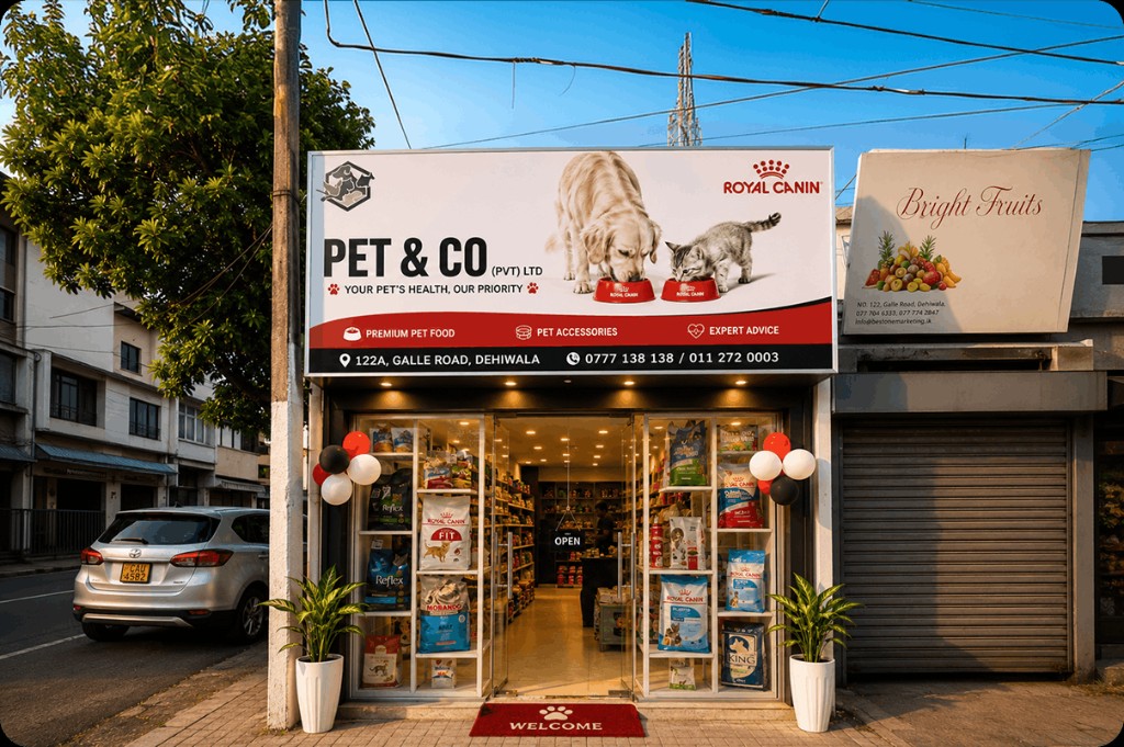 Pet & Co Dehiwala storefront